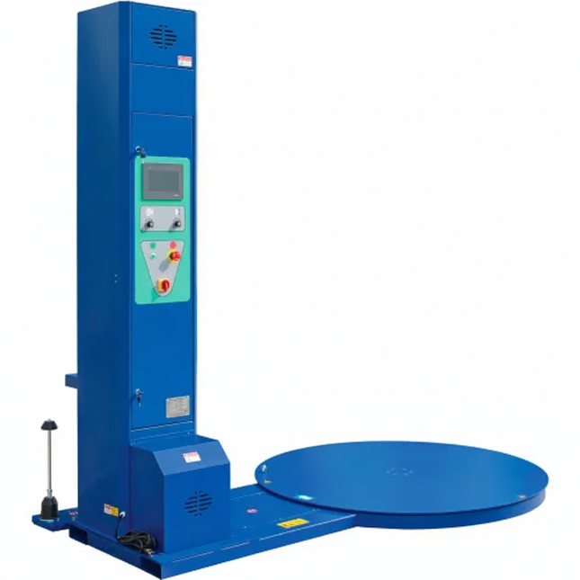 Semi-Automatic Stretch Wrap Machine - 83" Wrap Height